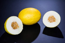 Load image into Gallery viewer, RARE Heirloom Organic Canary Melon Seeds
