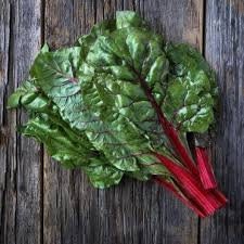 Organic Heirloom Ruby Red Swiss Chard Seeds