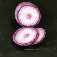 Rare Organic Heirloom BlueMoon Radish Seeds