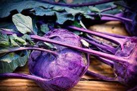 Heirloom Organic Azur Star Kohlrabi Seeds