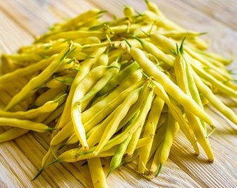 Heirloom Organic Yellow Pencil Pod Bush Bean Seeds